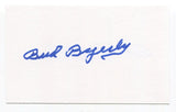 Bud Byerly Signed 3x5 Index Card Autographed MLB Baseball 1944 Cardinals