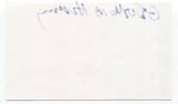 Yo La Tengo - Georgia Hubley Signed 3x5 Index Card Autographed Signature Band