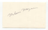 Melanie Mayron Signed 3x5 Index Card Autograph Actress Director Thirtysomething