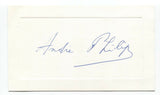 Andre Philip Signed Card Autographed Signature French Politician