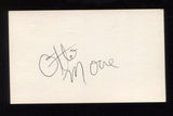 Otto Moore Signed 3x5 Index Card Autographed Signature Basketball 
