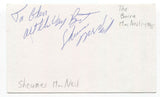 The Barra MacNeils - Sheumas MacNeil Signed 3x5 Index Card Autographed Signature