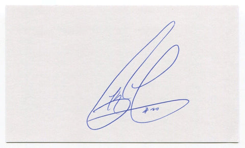 Geoff Cameron Signed 3x5 Index Card Autographed MLS Soccer Houston Dynamo