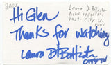Laura Di Battista Signed 3x5 Index Card Autographed Signature Journalist Author