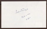 Sir John Gielgud Signed Index Card Autographed Signature AUTO Vintage