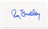 Roy Smalley Signed 3x5 Index Card Autographed MLB Baseball Chicago Cubs