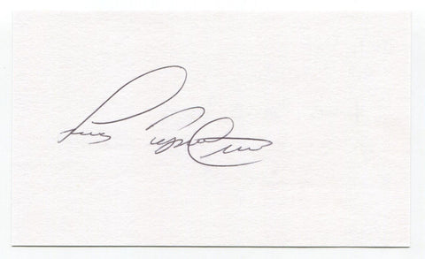 Frank Tepedino Signed 3x5 Index Card Autograph Baseball 1967 Pittsburgh Pirates