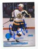 2000 Topps Stadium Dave Andreychuk Signed Card Hockey AUTO #164 Boston Bruins