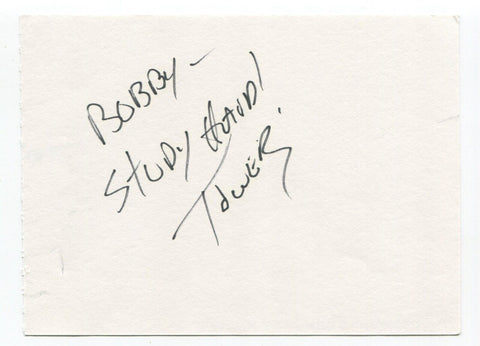 Tower Signed Album Page Steve Henneberry American Gladiators Autographed Tower