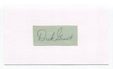 Dick Groat Signed Cut Index Card Autographed Baseball MLB Pittsburgh Pirates