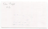 John Stuper Signed 3x5 Index Card Autographed Baseball MLB St. Louis Cardinals