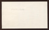 Rip Sewell Signed 3x5 Index Card Vintage Autographed Baseball Signature