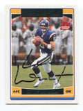 2006 Topps Charlie Whitehurst Signed Card Football Autograph AUTO #370 Rookie