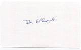 John Ellacombe Signed 3x5 Index Card Autograph WWII RAF Pilot Battle of Britain