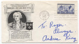 Andrea King Signed FDC First Day Cover Autographed Signature Vintage Actress