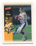 2000 Upper Deck Kent Graham Signed Card Football Autograph NFL AUTO #141