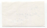 Ric Meyers Signed 3x5 Index Card Autograph Signature Author Writer Kung Fu