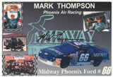 Mark Thompson Signed 6 x 9 inch Photo NASCAR Racing Race Car Driver