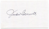 Jackie Brandt Signed 3x5 Index Card Autographed baseball St. Louis Cardinals