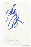 Joan Osborne Signed 3x5 Index Card Autographed Signature Singer