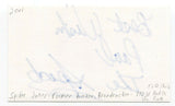 Spider Jones Signed 3x5 Index Card Autographed Boxing Signature