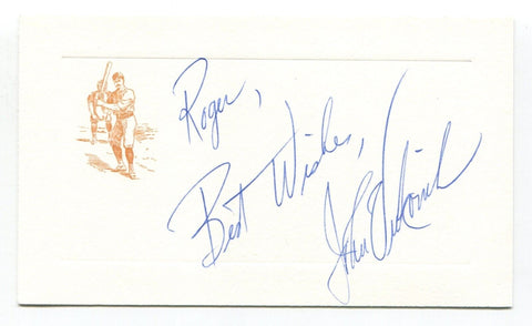 John Vukovich Card Autograph MLB Baseball Roger Harris Collection