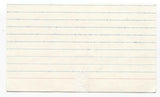 Rheostatics - Tim Vesely Signed 3x5 Index Card Autographed Signature Band