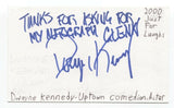 Dwayne Kennedy Signed Index 3x5 Card Autographed Actor Comedian Seinfeld