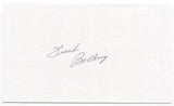 Francis "Frank" Bolling Signed 3x5 Index Card Autographed Detroit Tigers MLB