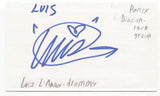 Pansy Division - Luis Illades Signed 3x5 Index Card Autographed Signature