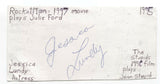 Jessica Lundy Signed Index Card Autograph Signature Actress Northern Exposure