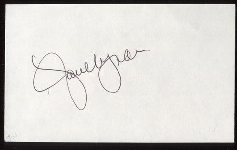 Jane Wyman Signed Index Card Signature Vintage Autographed AUTO 