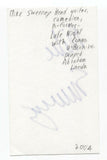 Mike Sweeney Signed 3x5 Index Card Autograph Signature Comedian Writer Conan