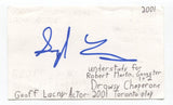 Geoff Lacny Signed 3x5 Index Card Autographed Actor Queer As Folk