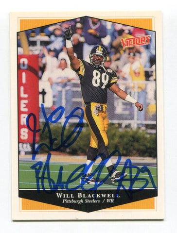 1999 Upper Deck Will Blackwell Signed Card Football Autograph NFL AUTO #212