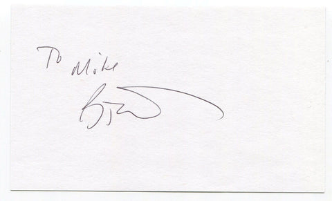 Bjarni Tryggvason Signed Index Card Autographed Signature NASA Astronaut Space