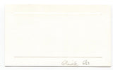 Brian Glanville Signed Card Autographed Signature Author 