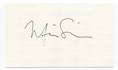 Mira Sorvino Signed 3x5 Index Card Autographed Vintage Signature