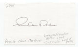 Pamela Mordecai Signed 3x5 Index Card Autographed Signature Author Writer