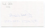 Hank Webb Signed 3x5 Index Card Autograph Baseball MLB 1972 New York Mets