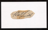 Hal Smith Signed Cut Autographed Index Card Circa 1962 Baseball Signature