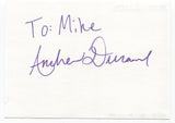 Andrew Durand Signed Page Autographed Signature Inscribed "To Mike"