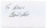 Clint Hill Signed 3x5 Index Card Autographed JFK Assassination Secret Service