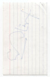 Josie Ho Signed 3x5 Index Card Autograph Signature Singer Actress