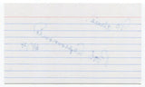 Bob Aspromonte Signed 3x5 Index Card Autographed Signature Baseball Dodgers