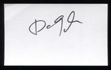 Dan Quayle Signed 3x5 Index Card Signature Autographed Vice President