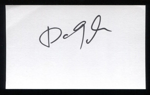 Dan Quayle Signed 3x5 Index Card Signature Autographed Vice President