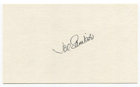 Joe Sambito Signed 3x5 Index Card Autographed MLB Baseball Boston Red Sox