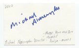 Michael Almereyda Signed 3x5 Index Card Autographed Signature Director Hamlet