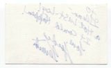 Judy Tenuta Signed 3x5 Index Card Autographed Signature Comedian